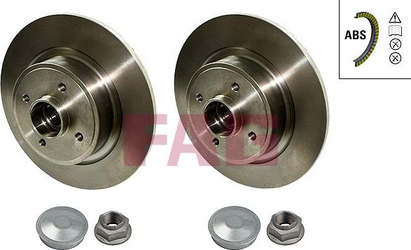 FAG 713 5310 10 - Brake Disc autospares.lv