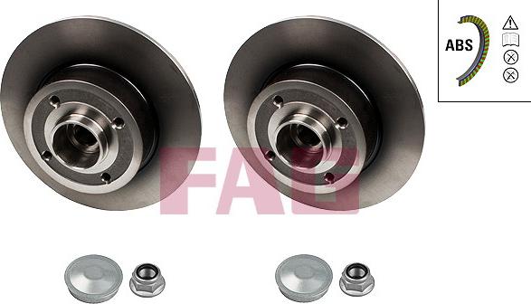 FAG 713 5310 20 - Brake Disc autospares.lv