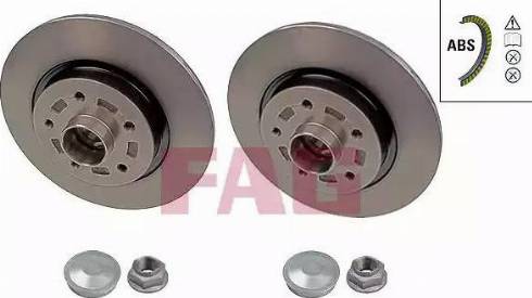 FAG 713 5310 70 - Brake Disc autospares.lv