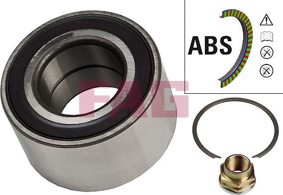 FAG 713 6909 50 - Wheel hub, bearing Kit autospares.lv