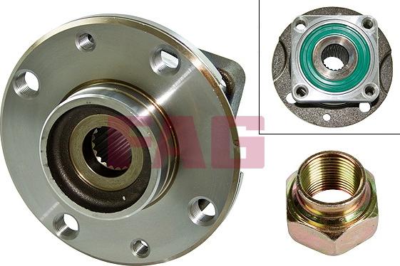 FAG 713 6900 10 - Wheel hub, bearing Kit autospares.lv