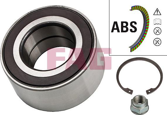 FAG 713 6907 00 - Wheel hub, bearing Kit autospares.lv