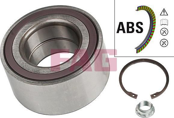 FAG 713 6494 20 - Wheel hub, bearing Kit autospares.lv