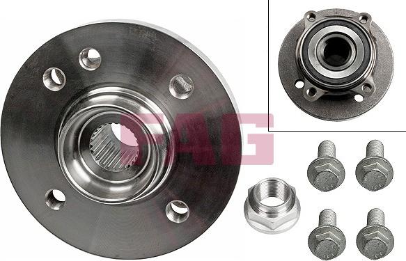 FAG 713 6493 50 - Wheel hub, bearing Kit autospares.lv