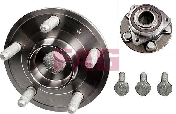 FAG 713 6449 40 - Wheel hub, bearing Kit autospares.lv