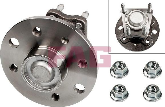 FAG 713 6445 50 - Wheel hub, bearing Kit autospares.lv