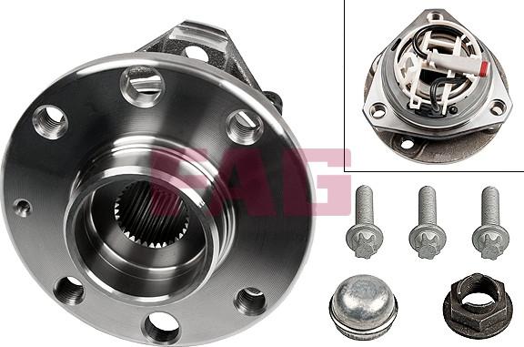 FAG 713 6443 10 - Wheel hub, bearing Kit autospares.lv