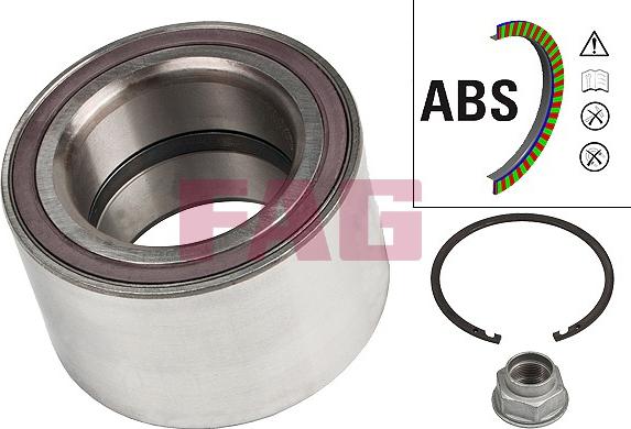 FAG 713 6450 40 - Wheel hub, bearing Kit autospares.lv