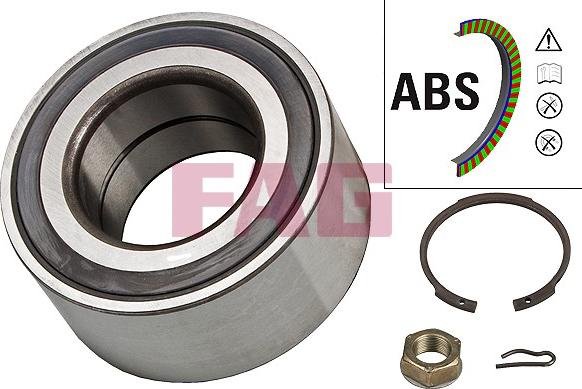 FAG 713 6400 40 - Wheel hub, bearing Kit autospares.lv