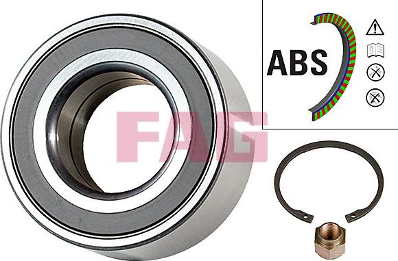 FAG 713 6505 80 - Wheel hub, bearing Kit autospares.lv