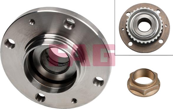 FAG 713 6500 20 - Wheel hub, bearing Kit autospares.lv