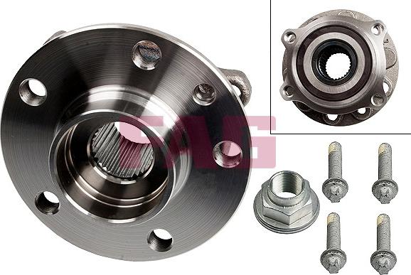 FAG 713 6063 80 - Wheel hub, bearing Kit autospares.lv