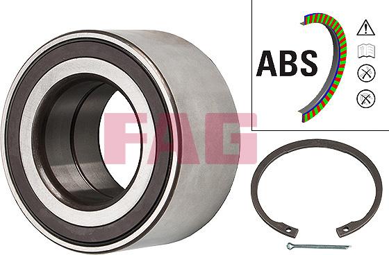 FAG 713 6197 90 - Wheel hub, bearing Kit autospares.lv