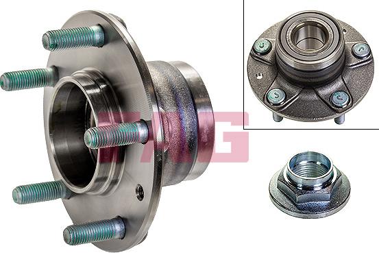 FAG 713 6155 40 - Wheel hub, bearing Kit autospares.lv