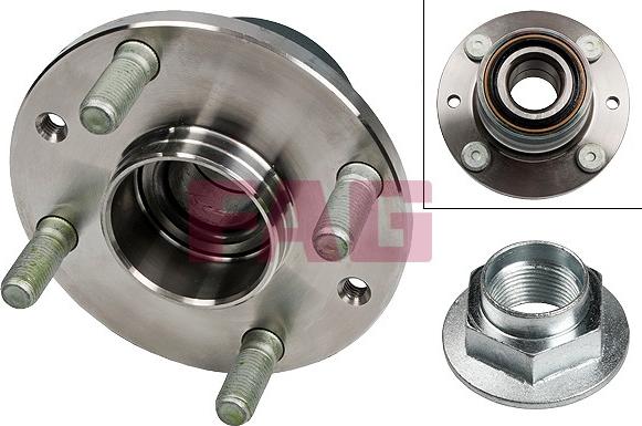 FAG 713 6155 10 - Wheel hub, bearing Kit autospares.lv