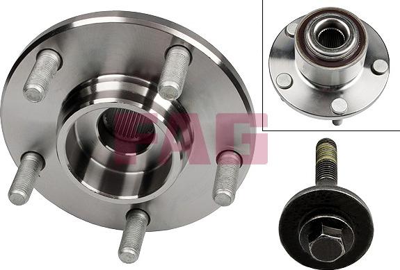 FAG 713 6157 60 - Wheel hub, bearing Kit autospares.lv