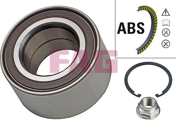 FAG 713 6157 30 - Wheel hub, bearing Kit autospares.lv