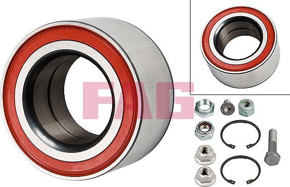 FAG 713 6101 00 - Wheel hub, bearing Kit autospares.lv