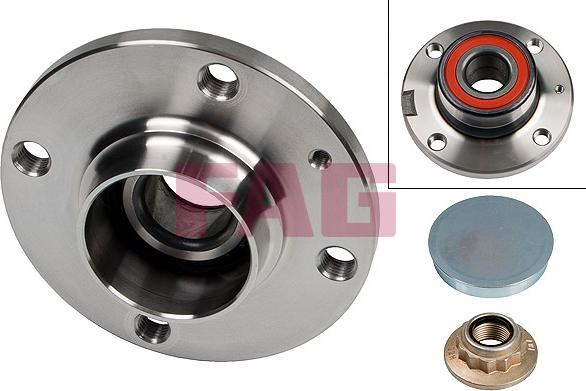 FAG 713 6102 10 - Wheel hub, bearing Kit autospares.lv