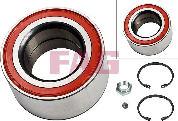 FAG 713 6107 30 - Wheel hub, bearing Kit autospares.lv