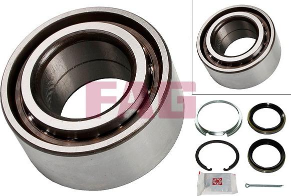 FAG 713 6180 80 - Wheel hub, bearing Kit autospares.lv