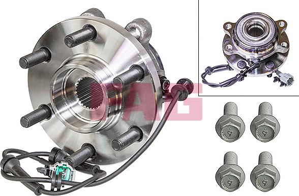 FAG 713 6139 40 - Wheel hub, bearing Kit autospares.lv