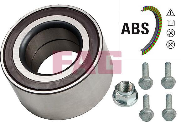 FAG 713 6122 50 - Wheel hub, bearing Kit autospares.lv