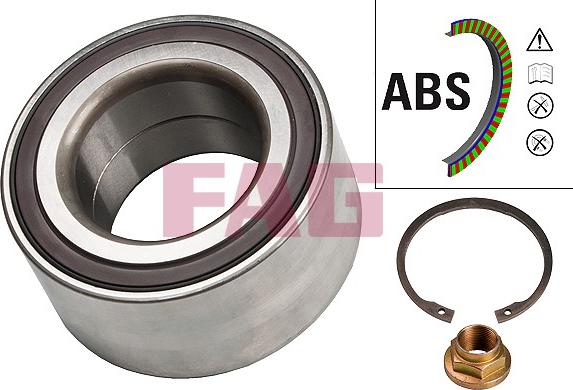 FAG 713 6178 60 - Wheel hub, bearing Kit autospares.lv