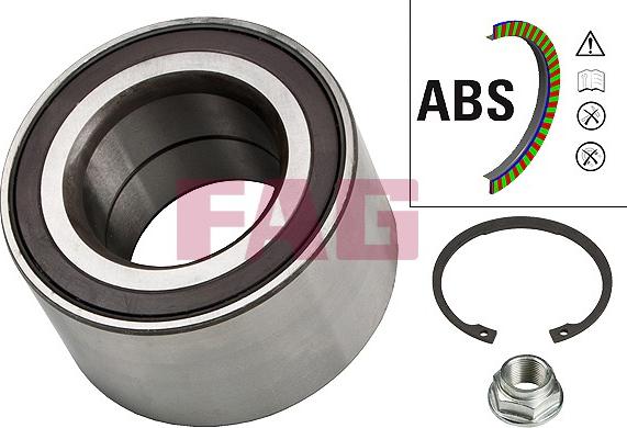 FAG 713 6178 80 - Wheel hub, bearing Kit autospares.lv