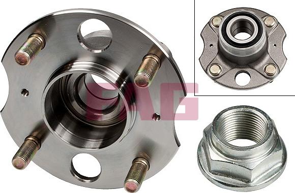 FAG 713 6172 90 - Wheel hub, bearing Kit autospares.lv