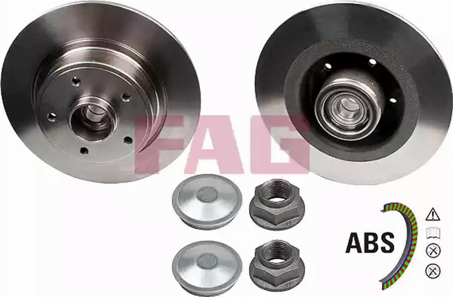 FAG 713630940 - Wheel hub, bearing Kit autospares.lv