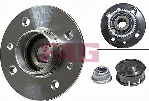 FAG 713 6309 80 - Wheel hub, bearing Kit autospares.lv