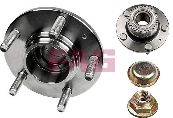 FAG 713 6266 60 - Wheel hub, bearing Kit autospares.lv