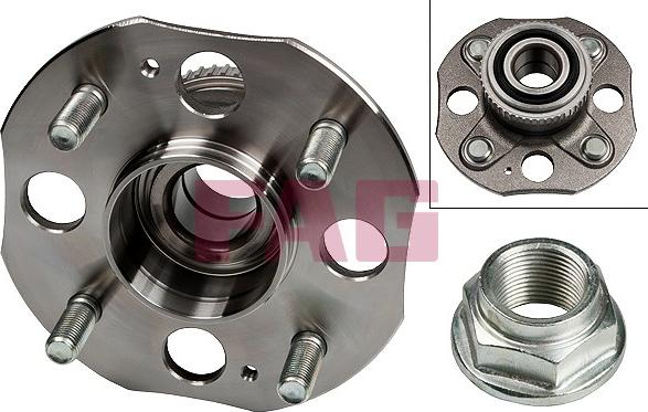 FAG 713 6202 90 - Wheel hub, bearing Kit autospares.lv