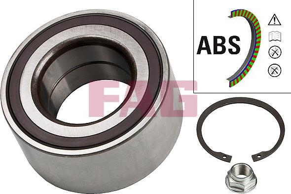 FAG 713 6234 90 - Wheel hub, bearing Kit autospares.lv