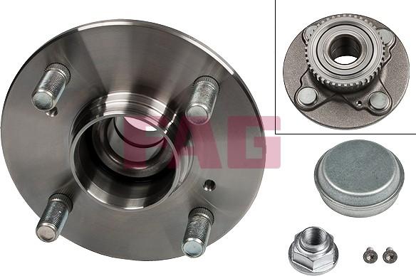 FAG 713 6236 50 - Wheel hub, bearing Kit autospares.lv