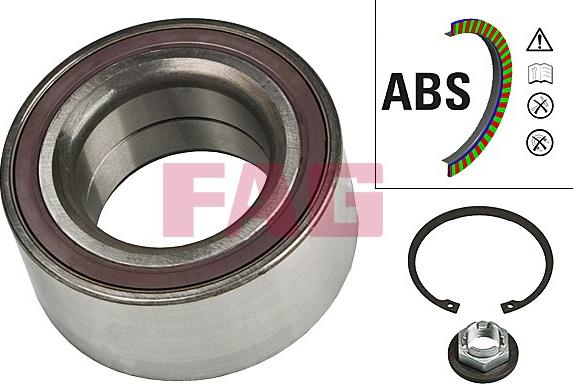 FAG 713 6784 40 - Wheel hub, bearing Kit autospares.lv