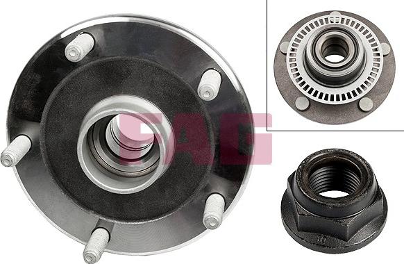 FAG 713 6786 60 - Wheel hub, bearing Kit autospares.lv