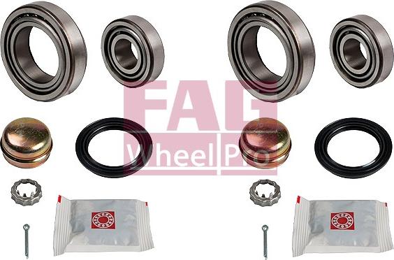 FAG 713 8000 10 - Wheel hub, bearing Kit autospares.lv