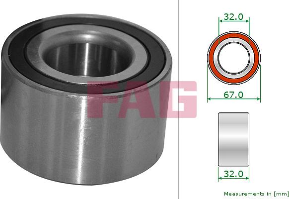 FAG 713 2046 10 - Wheel Bearing autospares.lv