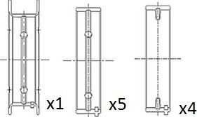 FAI AutoParts BM1021-STD - Main Bearings, crankshaft autospares.lv