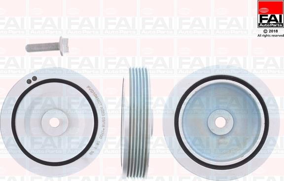 FAI AutoParts FVD1041K - Belt Pulley, crankshaft autospares.lv