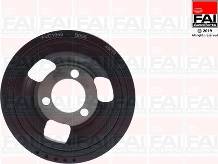 FAI AutoParts FVD1050 - Belt Pulley, crankshaft autospares.lv