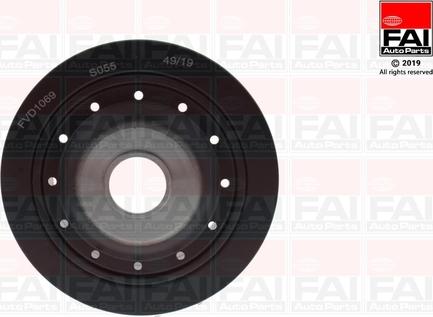 FAI AutoParts FVD1069 - Belt Pulley, crankshaft autospares.lv