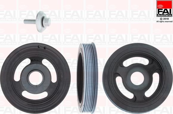 FAI AutoParts FVD1008K - Belt Pulley, crankshaft autospares.lv