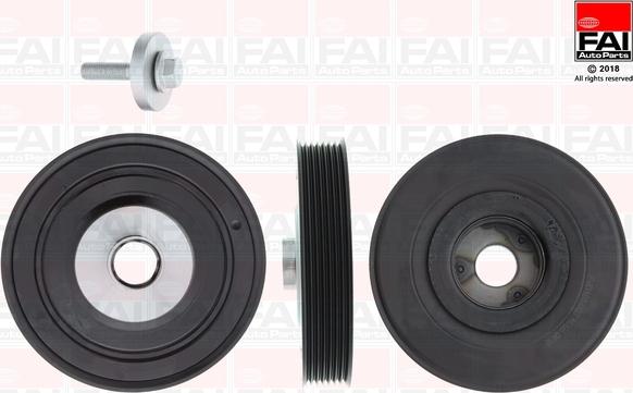 FAI AutoParts FVD1014K - Belt Pulley, crankshaft autospares.lv