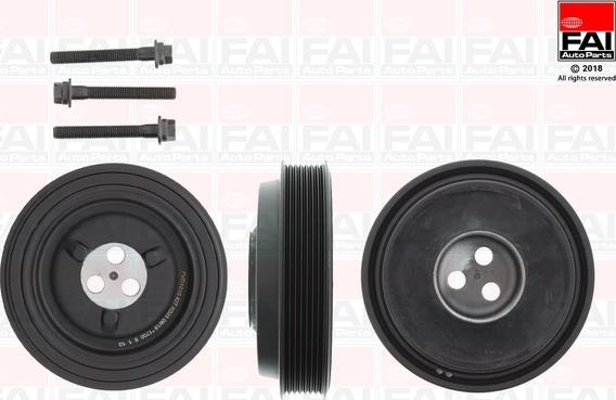 FAI AutoParts FVD1010K - Belt Pulley, crankshaft autospares.lv