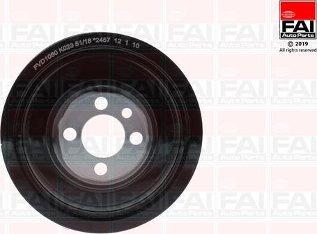 FAI AutoParts FVD1080 - Belt Pulley, crankshaft autospares.lv