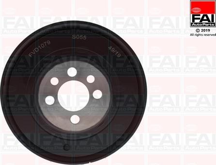 FAI AutoParts FVD1079 - Belt Pulley, crankshaft autospares.lv