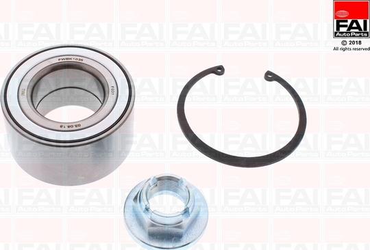 FAI AutoParts FWBK1035 - Wheel hub, bearing Kit autospares.lv